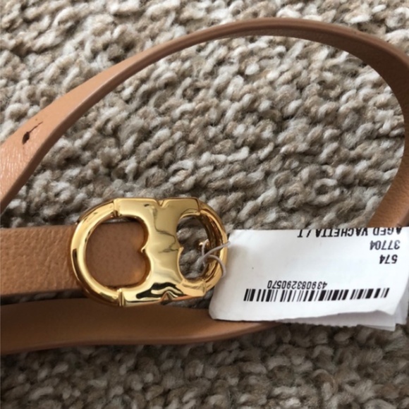 Tory Burch vachetta Gemini link double bracelet - Picture 5 of 5